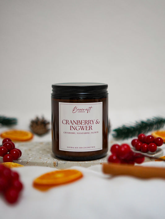 Duftkerze - Cranberry & Ingwer