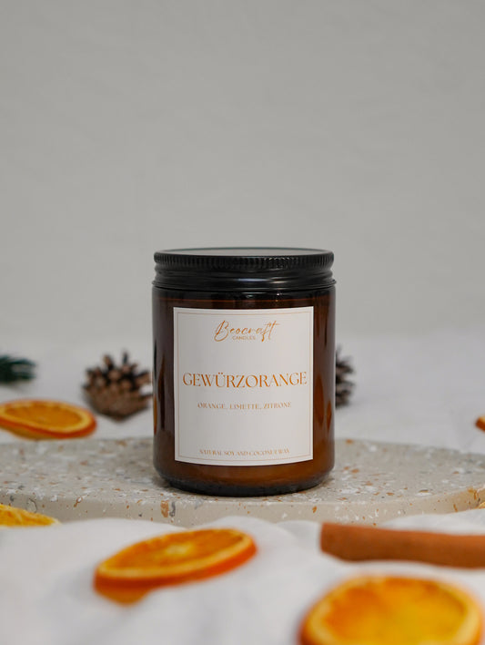 Duftkerze - Gewürzorange