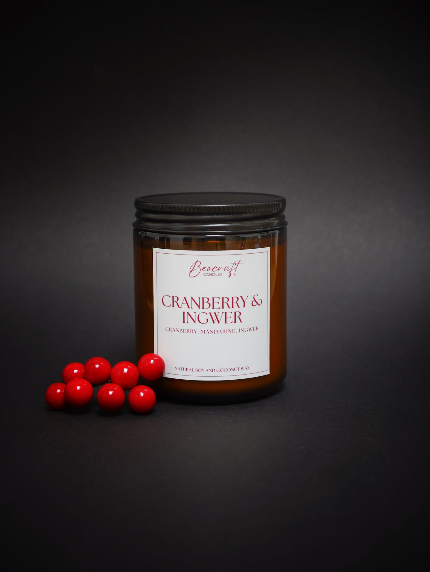 Duftkerze - Cranberry & Ingwer