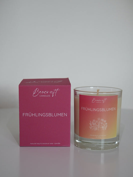Duftkerze - Frühlingsblumen