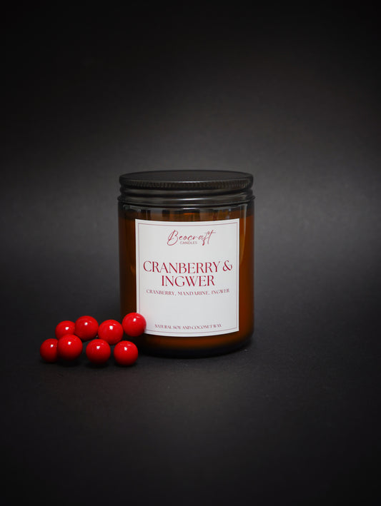 Duftkerze - Cranberry & Ingwer