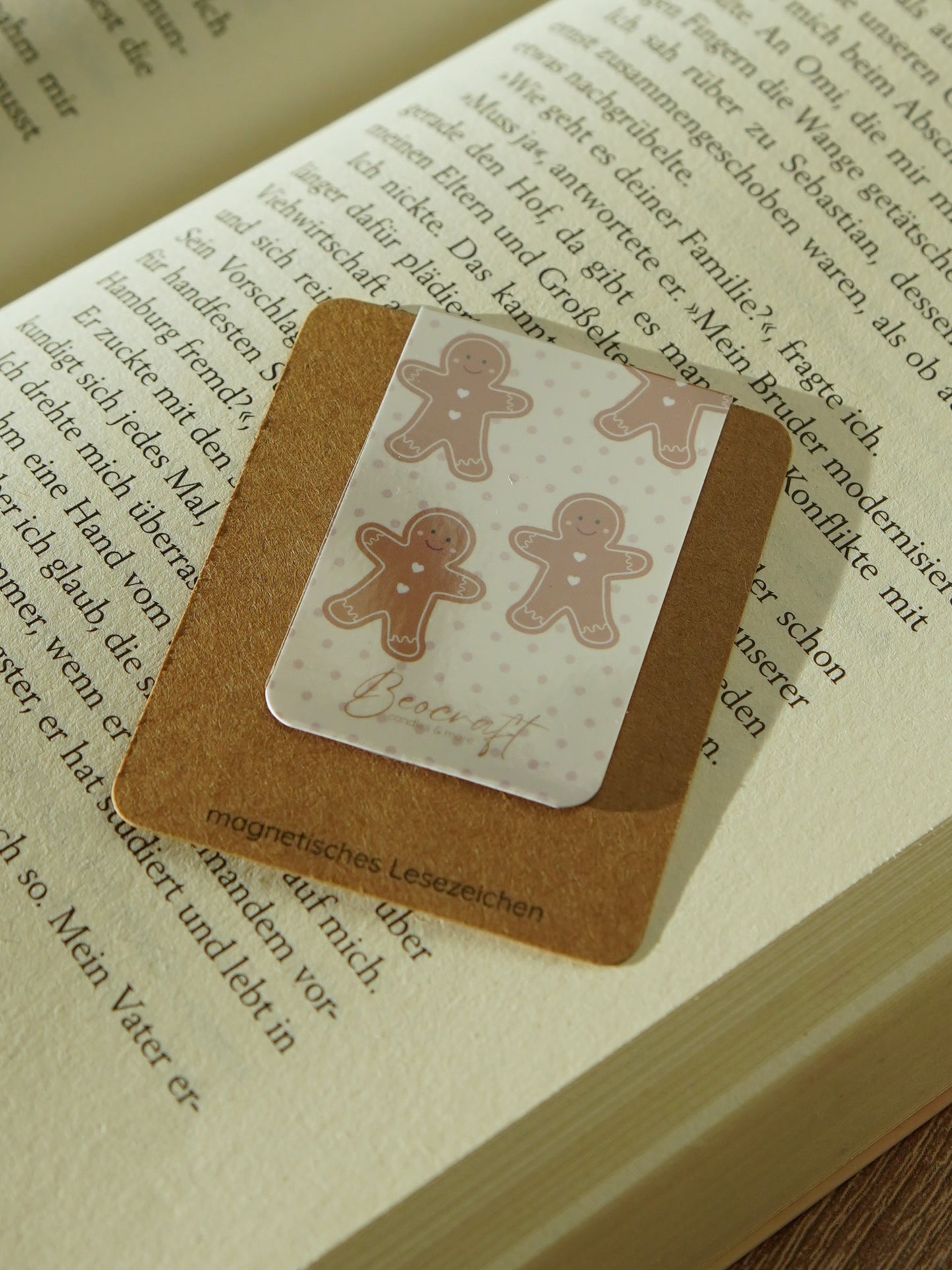 Magnetisches Lesezeichen - Winterzeit