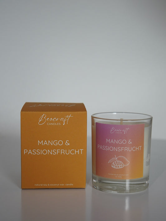 Duftkerze - Mango Passionfrucht